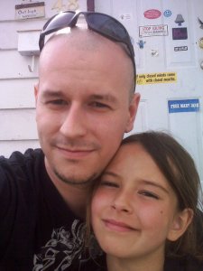 My son and grandaughter