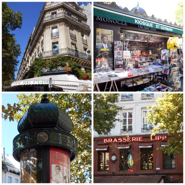 St. Germaine Blvd., Cafe da Flora and Brasserie Lipp